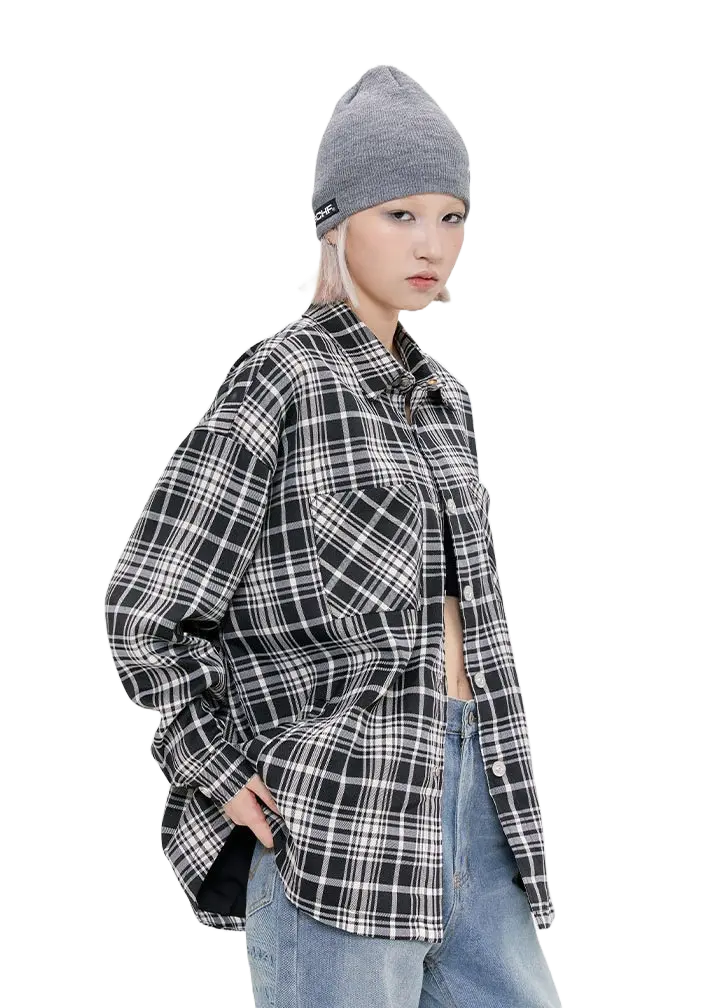 STREET GRID SHIRT-ストリートグリットシャツ Mira Gemini