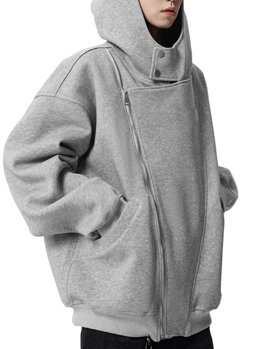 ASYMMETRIC ZIP SWEAT HOODIE（アシンメトリックジップスウェットフーディ）｜ユニセックス