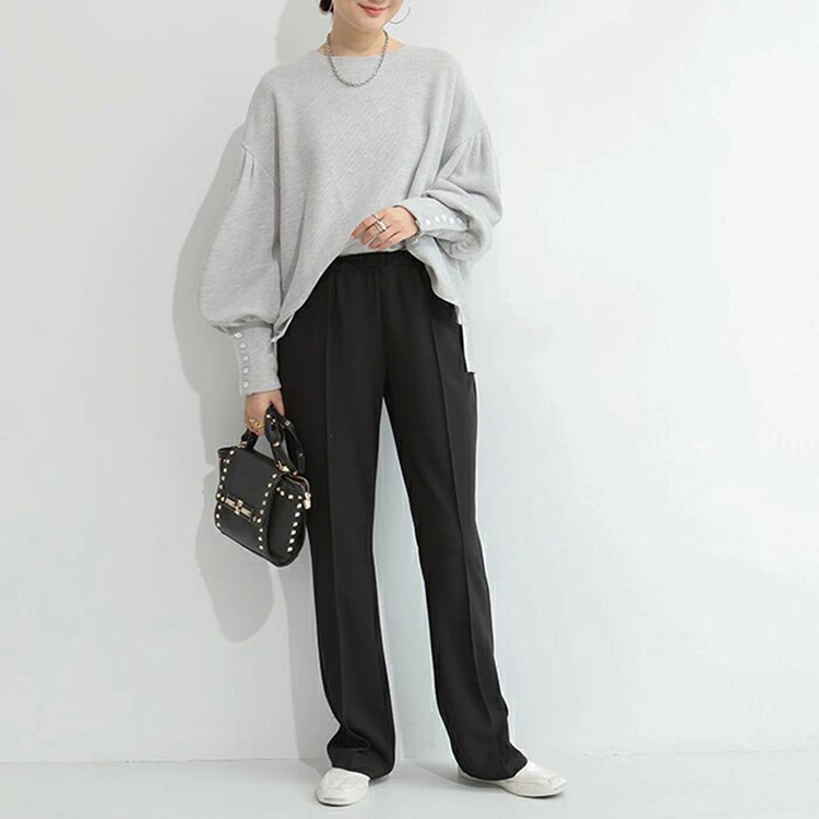 BALLOON SLEEVE PULLOVER SWEAT（バルーンスリーブ プルオーバースウェット）｜レディース