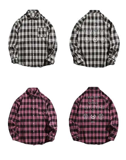 VINTAGE CHECKE SHIRT-ヴィンテージライクチェックシャツ Mira Gemini