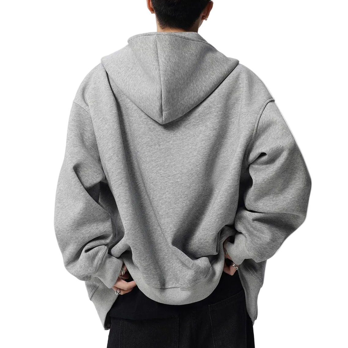 ASYMMETRIC ZIP SWEAT HOODIE（アシンメトリックジップスウェットフーディ）｜ユニセックス