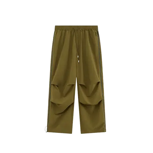 RUCHED DESIGN NYLON JOGGER PANTS-ルーチェデザインナイロンジョガーパンツ Mira Gemini