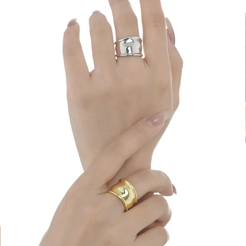 BOLD OPEN RING Mira Gemini