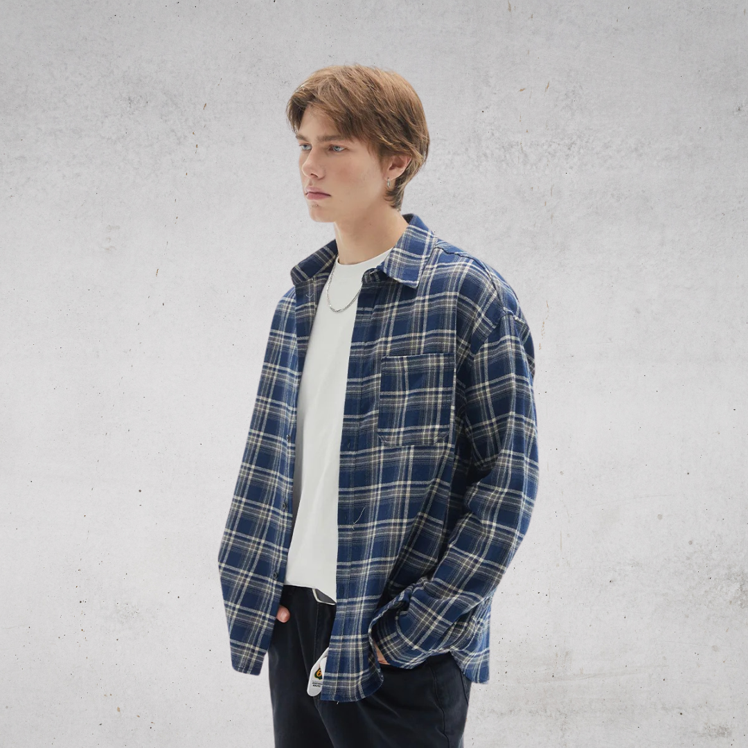 CHECKED COTTON SHIRT（チェックドコットンシャツ）