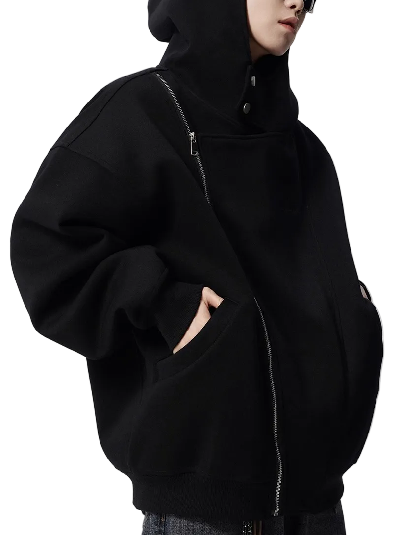 ASYMMETRIC ZIP SWEAT HOODIE（アシンメトリックジップスウェットフーディ）｜ユニセックス