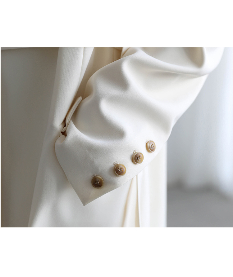 PLEATED HEM STAND COLLAR SET（裾プリーツ スタンドカラー ジャケット&パンツ）｜レディース Mira Gemini