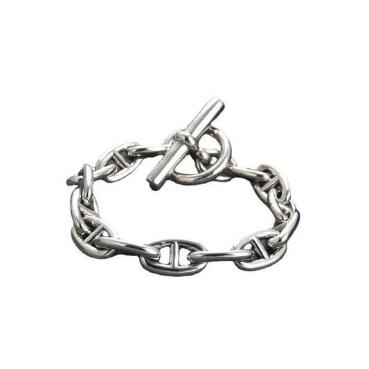 CLASSIC LINK SILVER BRACELET Mira Gemini