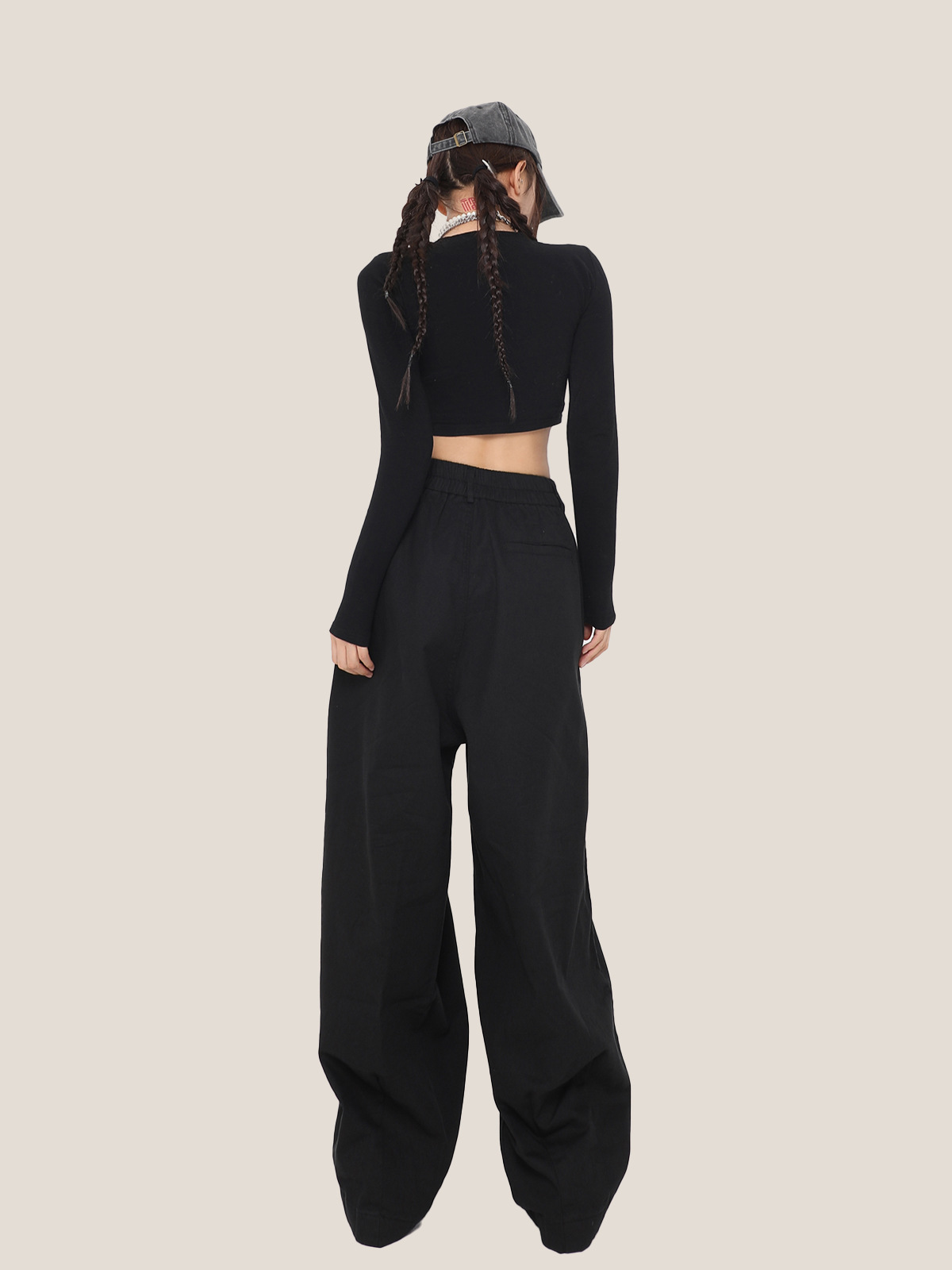 HIGH WAIST WIDE LEG PANTS（ハイウエストワイドレッグパンツ） Mira Gemini