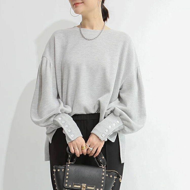 BALLOON SLEEVE PULLOVER SWEAT（バルーンスリーブ プルオーバースウェット）｜レディース
