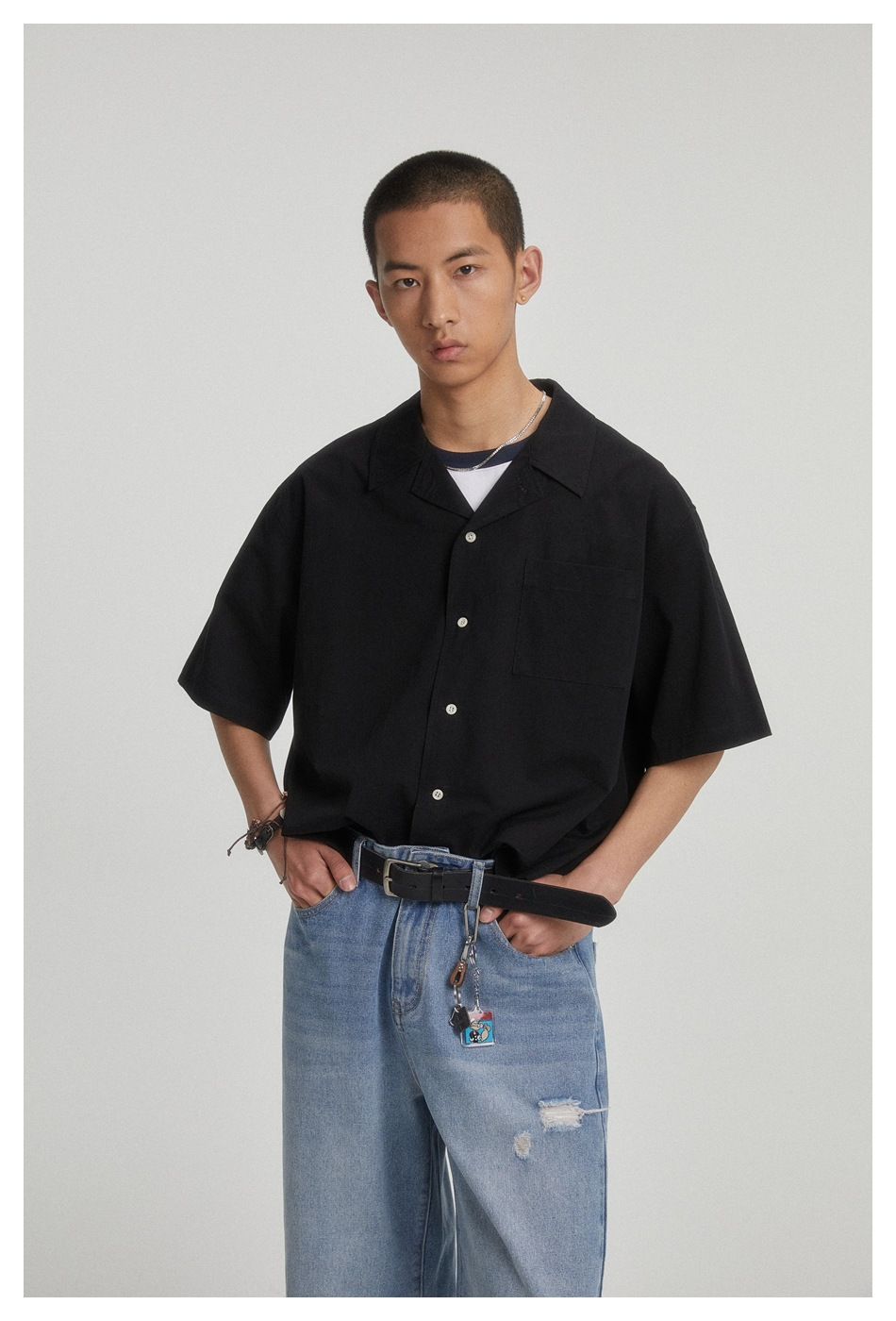 CLASSIC OPEN COLLAR SHIRT（クラシックオープンカラーシャツ）