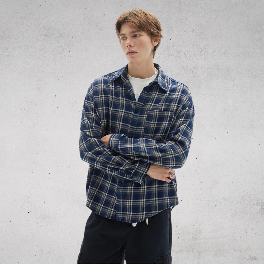 CHECKED COTTON SHIRT（チェックドコットンシャツ）