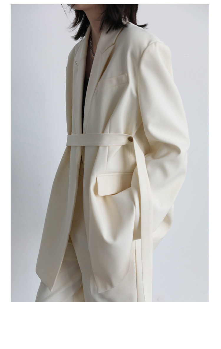 PLEATED HEM STAND COLLAR SET（裾プリーツ スタンドカラー ジャケット&パンツ）｜レディース Mira Gemini