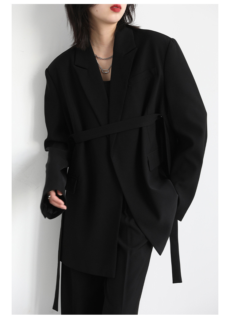 PLEATED HEM STAND COLLAR SET（裾プリーツ スタンドカラー ジャケット&パンツ）｜レディース Mira Gemini