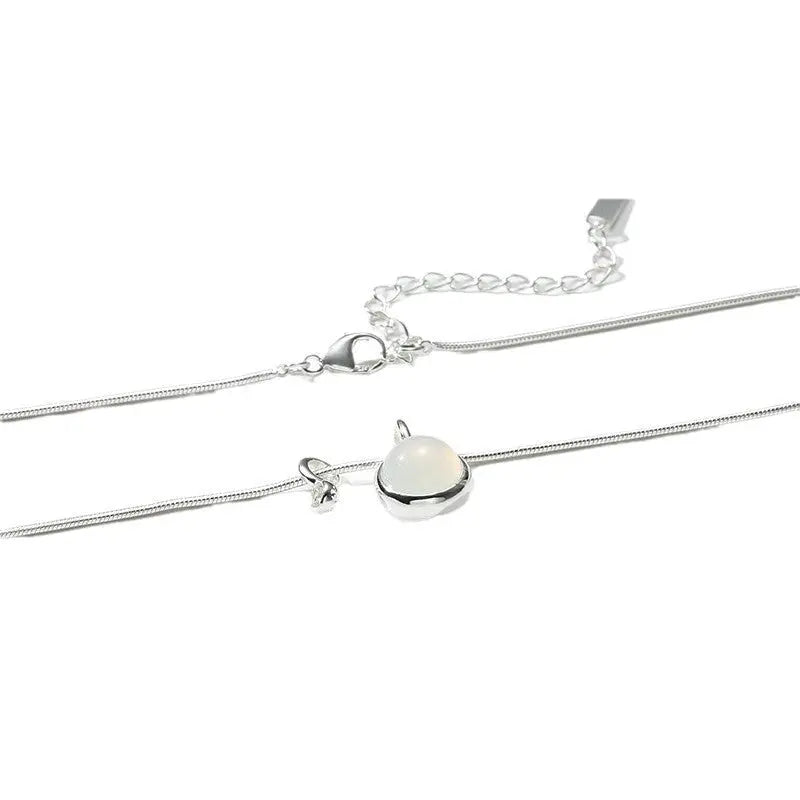PEARL SILVER NECKLACE Mira Gemini