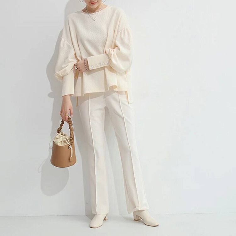 BALLOON SLEEVE PULLOVER SWEAT（バルーンスリーブ プルオーバースウェット）｜レディース