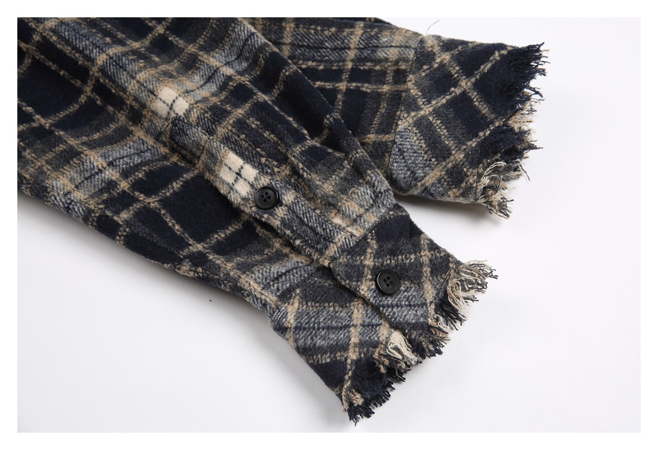 FRINGE CHECK SHIRT（フリンジチェックシャツ）