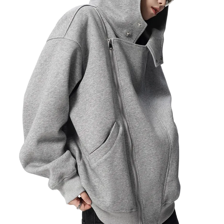 ASYMMETRIC ZIP SWEAT HOODIE（アシンメトリックジップスウェットフーディ）｜ユニセックス