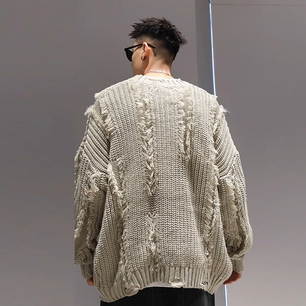 DESTROYED STITCH KNIT（ダメージステッチニット） Mira Gemini
