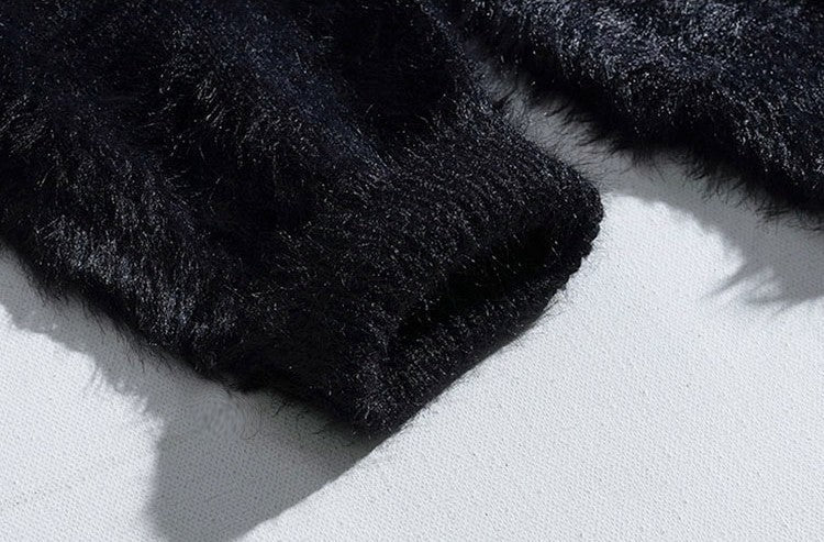 FAUX MINK V-NECK CARDIGAN（フェイクミンクVネックカーディガン） Mira Gemini