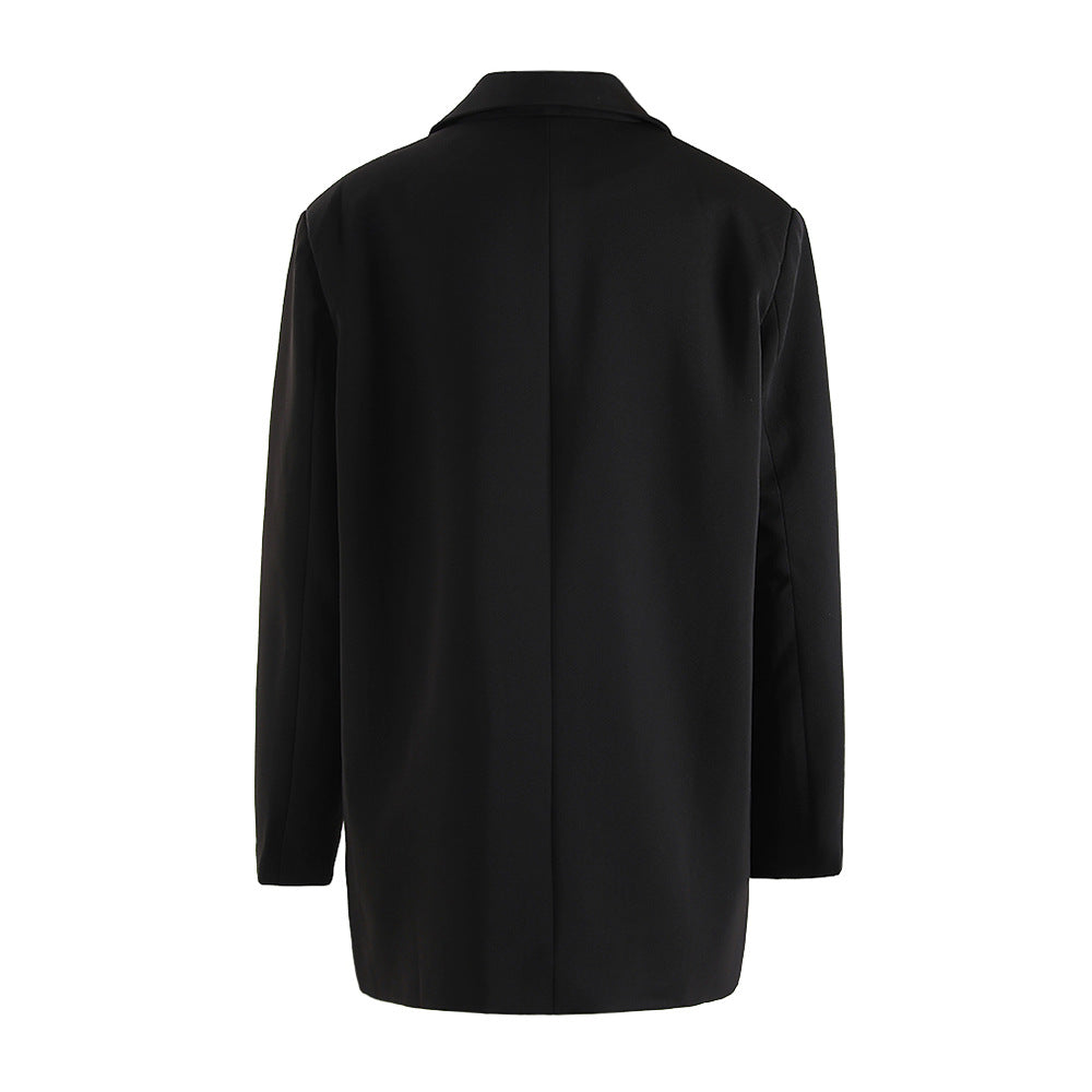 COLOR-CLASH LOOP DESIGN SUIT JACKET（バイカラー ループデザイン スーツジャケット）｜レディース