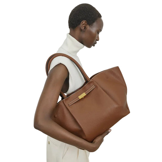 Demellier Leather Tote Bag 本革大容量トートバッグ｜2WAY 5色展開 レディース