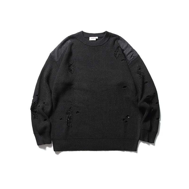 DAMAGED PATCHWORK KNIT（ダメージパッチワークニット）