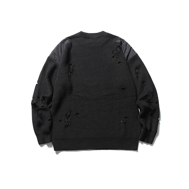 DAMAGED PATCHWORK KNIT（ダメージパッチワークニット）