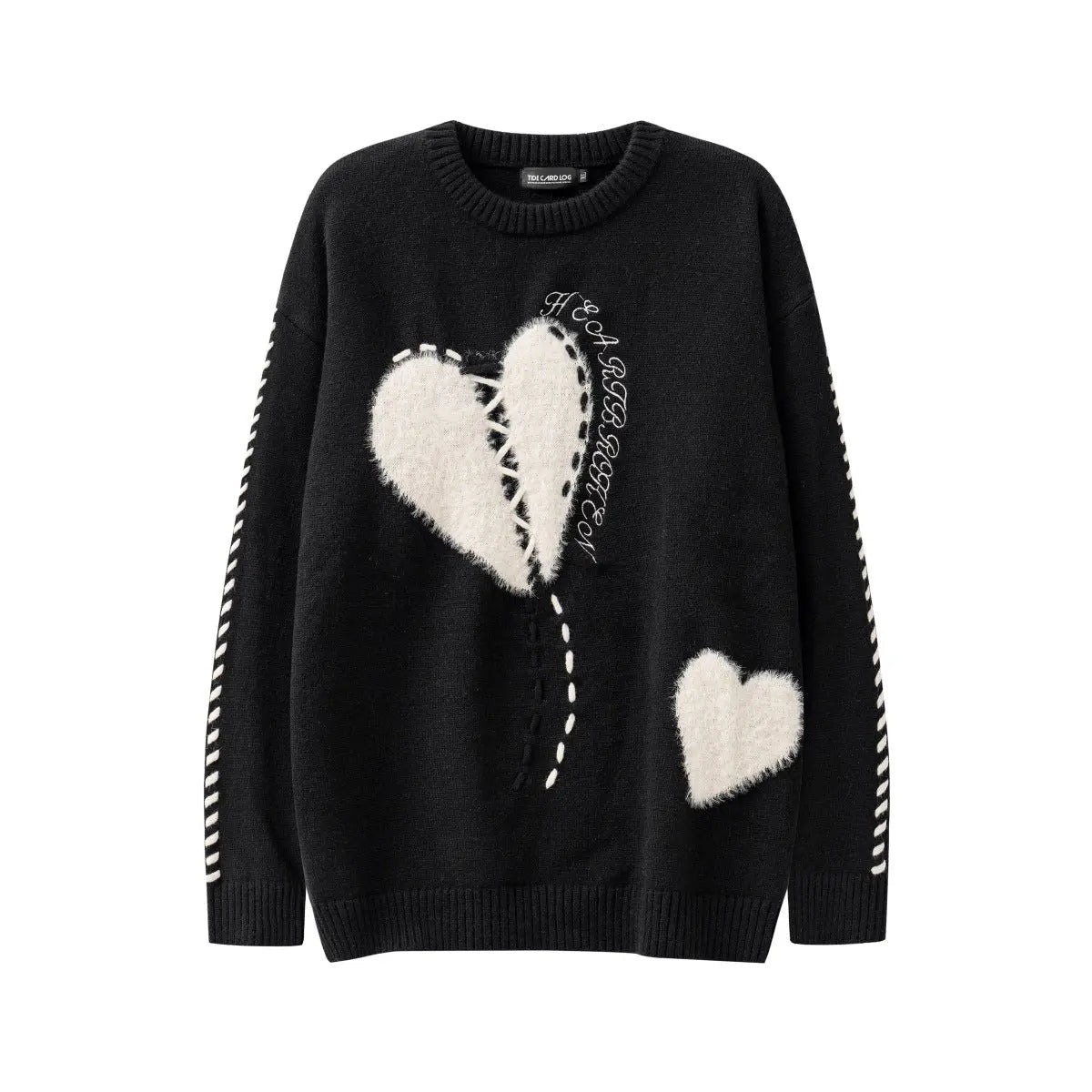 BROKEN HEART OVERSIZED KNIT SWEATER-ブロークンハート オーバーサイズ ニットセーター Mira Gemini