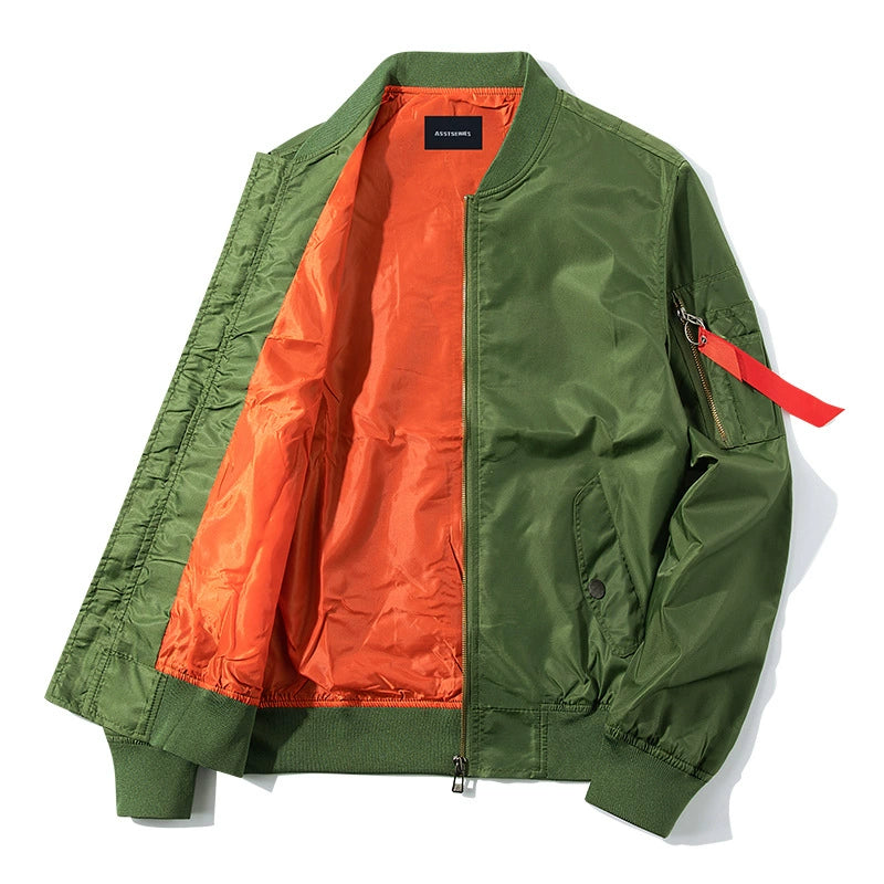 MA-1 nylon jacket