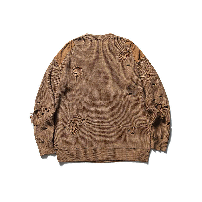 DAMAGED PATCHWORK KNIT（ダメージパッチワークニット）