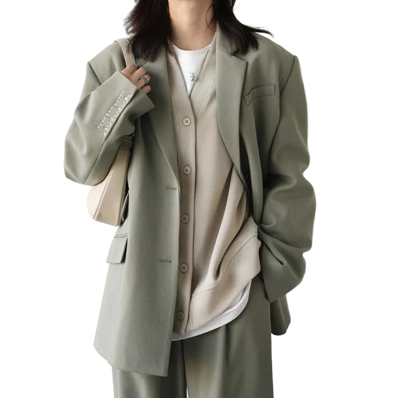 Chicven V-neck Midi Cardigan Coat Vネックミドル丈カーディガンコート｜レディース