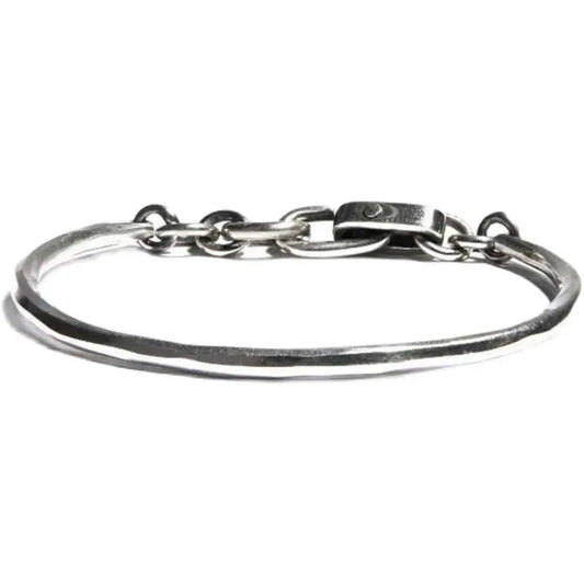 MINIMAL CHAIN SILVER BRACELET Mira Gemini