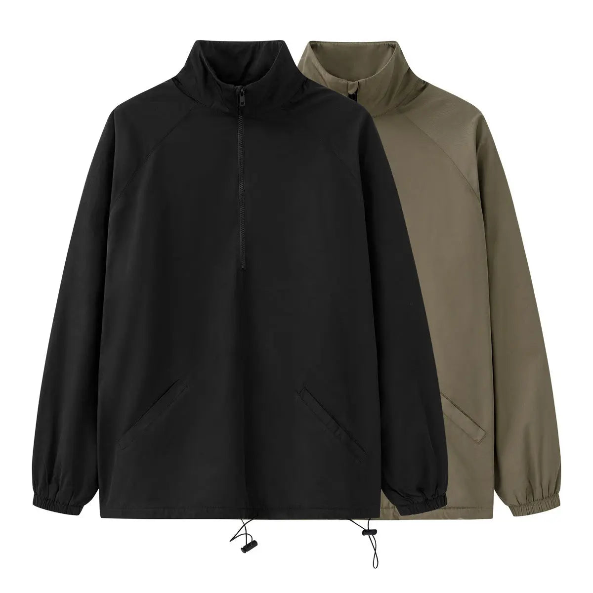 WATER-REPELLENT HIGH NECK OVERSIZED JACKET-ウォーターリペレント ハイネック オーバーサイズ ジャケット Mira Gemini