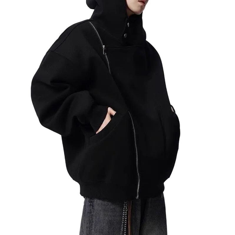 ASYMMETRIC ZIP SWEAT HOODIE（アシンメトリックジップスウェットフーディ）｜ユニセックス
