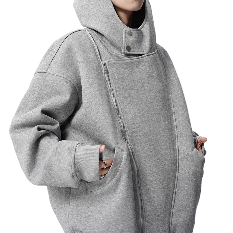 ASYMMETRIC ZIP SWEAT HOODIE（アシンメトリックジップスウェットフーディ）｜ユニセックス