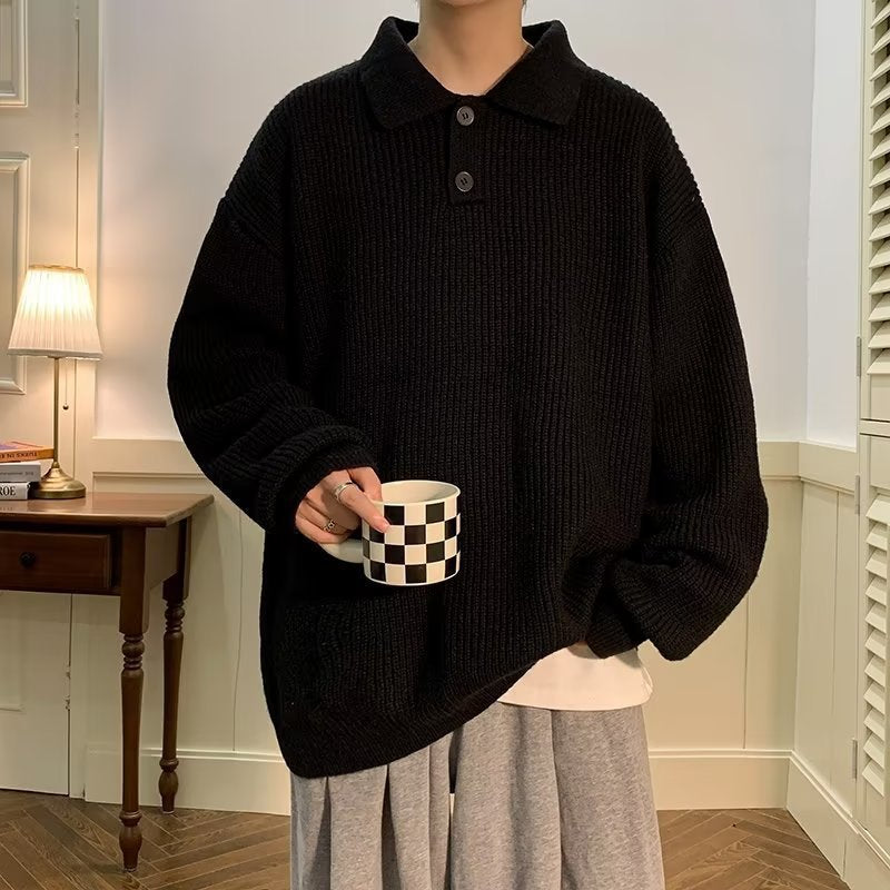 BOXY COLLAR KNIT（ボクシーカラーニット）