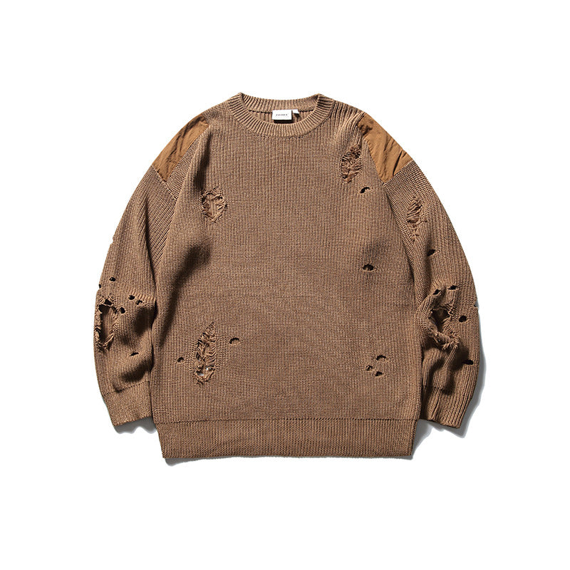 DAMAGED PATCHWORK KNIT（ダメージパッチワークニット）