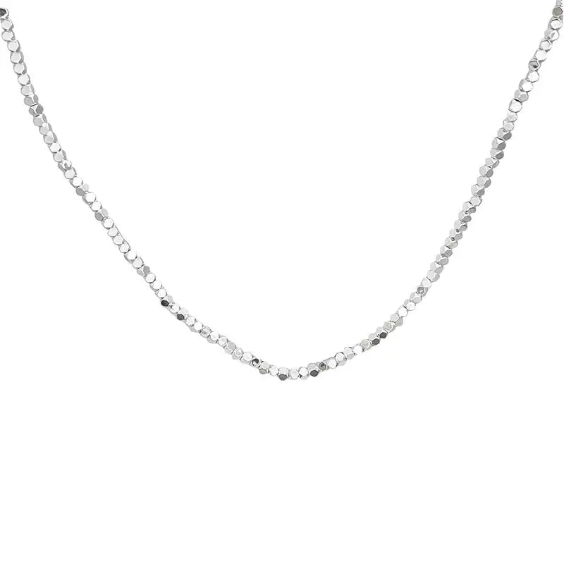 MINIMAL SILVER CHAIN NECKLACE- Silver925 ネックレス Mira Gemini