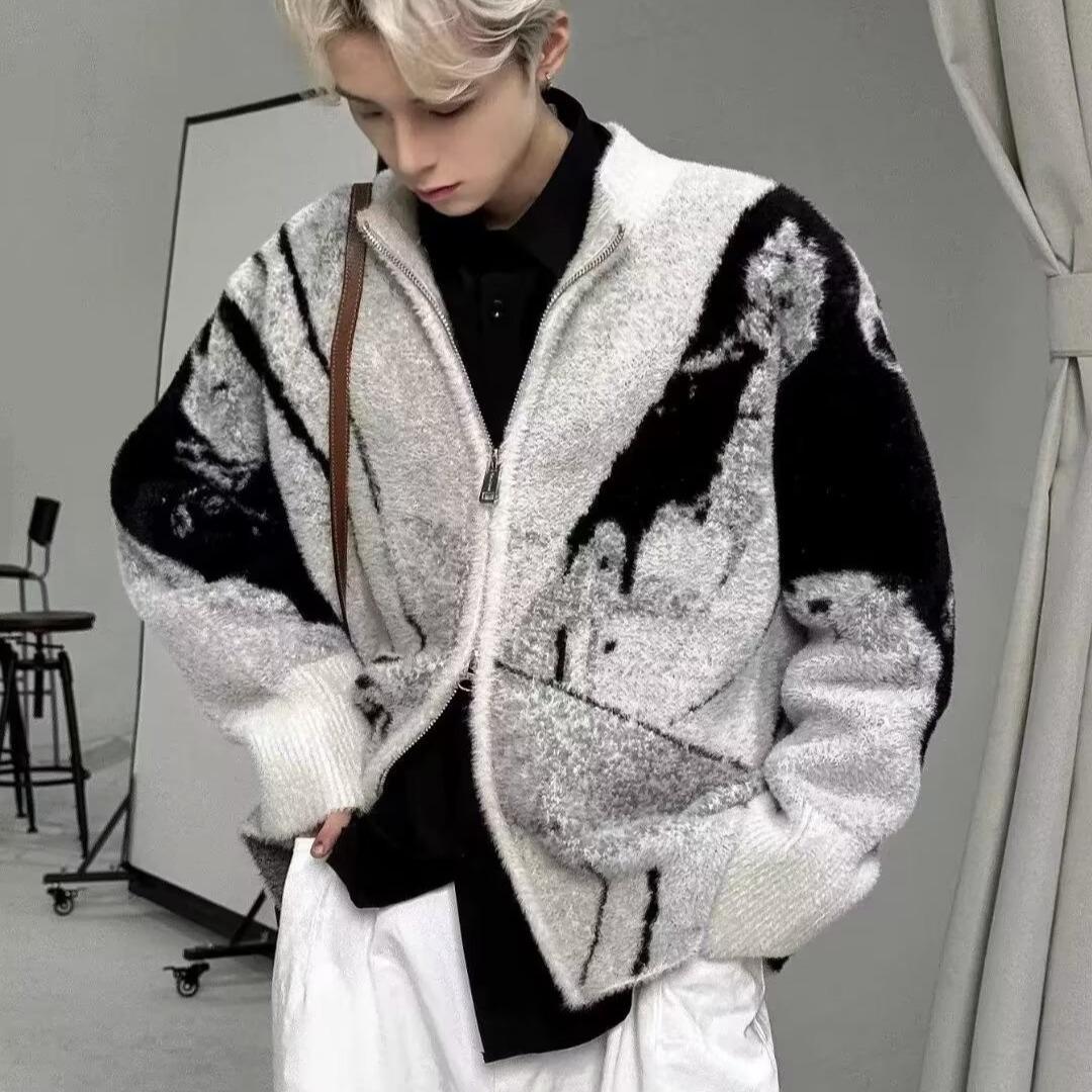 GRAPHIC STAND CARDIGAN（グラフィックスタンドカーディガン）