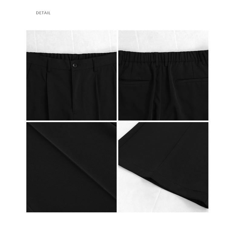 WIDE LEG BLACK SLACKS（ワイドレッグ ブラックスラックス）｜メンズ