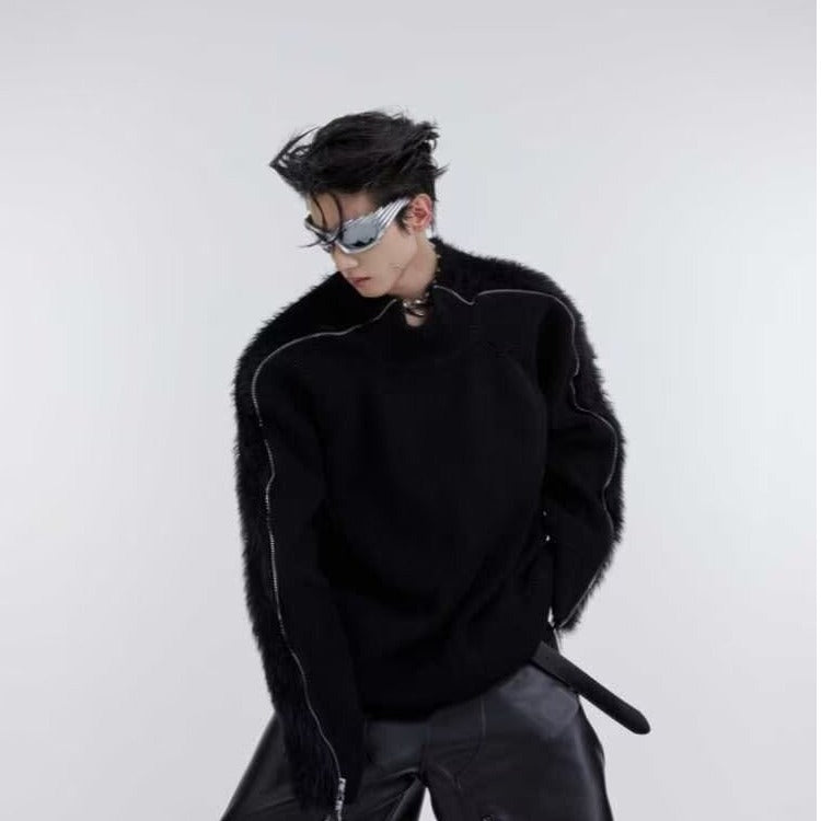 FUR HYBRID KNIT（ファーハイブリッドニット）