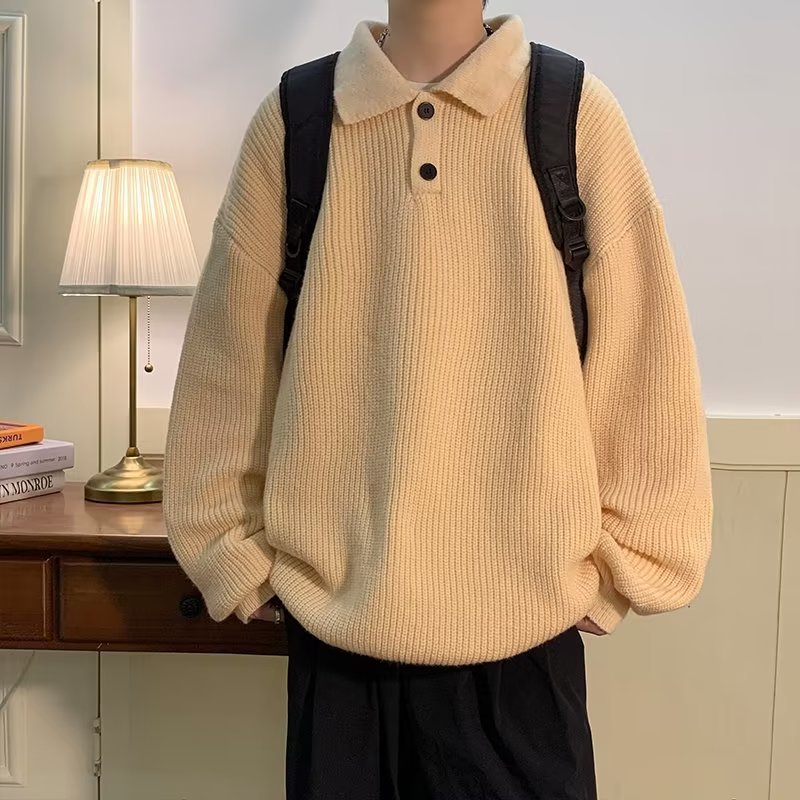 BOXY COLLAR KNIT（ボクシーカラーニット）