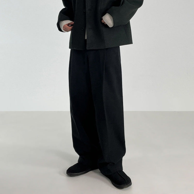 WIDE STRAIGHT COTTON PANTS（ワイドストレートコットンパンツ）｜メンズ