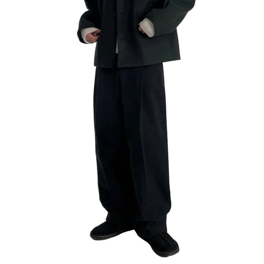 WIDE STRAIGHT COTTON PANTS（ワイドストレートコットンパンツ）｜メンズ