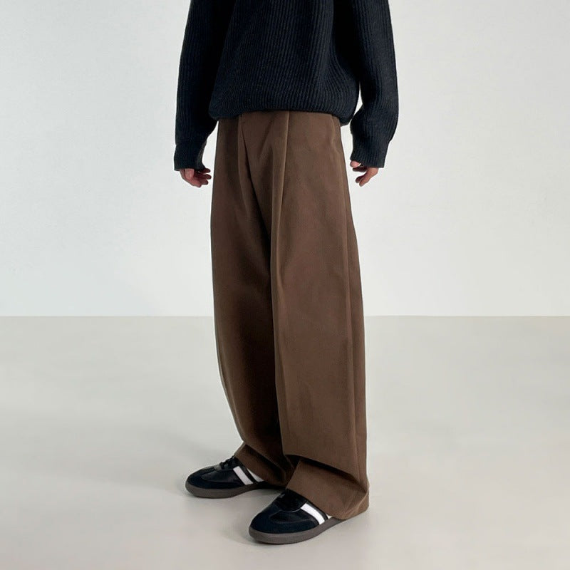 WIDE STRAIGHT COTTON PANTS（ワイドストレートコットンパンツ）｜メンズ