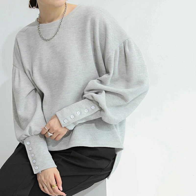 BALLOON SLEEVE PULLOVER SWEAT（バルーンスリーブ プルオーバースウェット）｜レディース