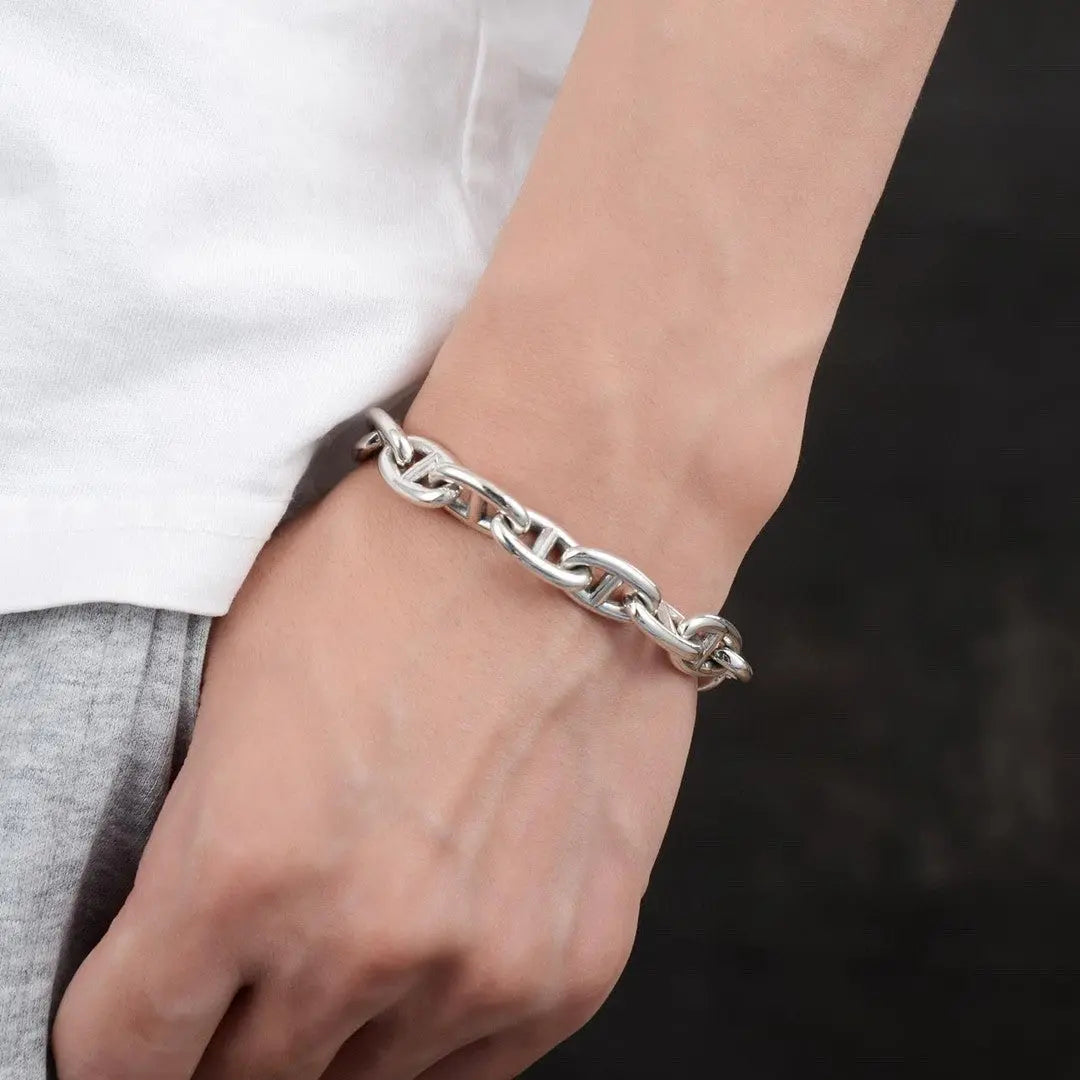 CLASSIC LINK SILVER BRACELET Mira Gemini