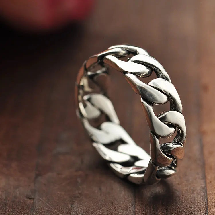 CHAIN LINK RING Mira Gemini